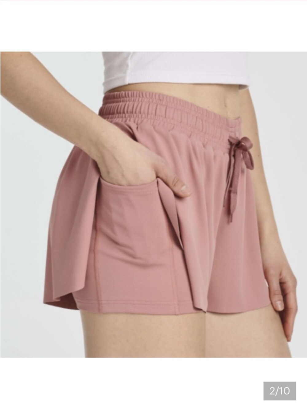 Women's Flowy Dry Fit Running Short Gym Yoga Workout Running Size Med NWOT